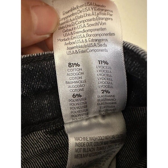 Mother Wrapper Patch Springy Ankle in Train Stops Black High Rise Women's 23 - Picture 12 of 13